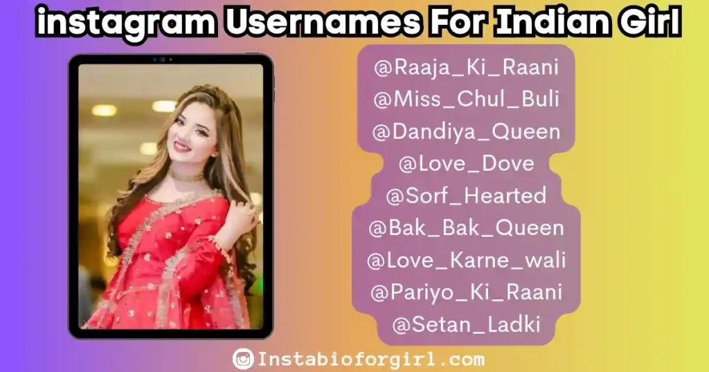 username for indian girl