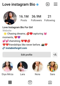 Love Instagram Bios For Girls