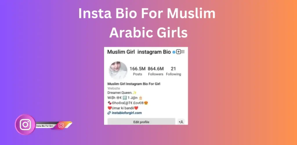 insta bio for arabic girls